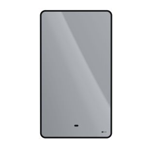 Зеркало Lemark Mioblack LM45ZM-black 45 см подвесное с подсветкой