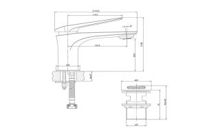 Смеситель для раковины Lemark Allegro LM5906CW