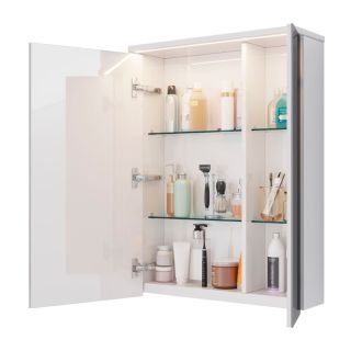 Зеркало-шкаф Lemark Zenon LM60ZS-Z 60 см подвесной с подсветкой