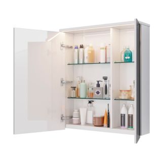 Зеркало-шкаф Lemark Zenon LM70ZS-Z 70 см подвесной с подсветкой