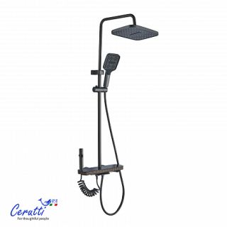 Душевая стойка Ceruttispa LORETO графит