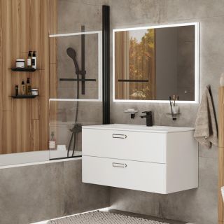 Смеситель для ванны IDDIS Bild BILBL00i02WA чёрный матовый