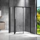 Душевой уголок Vincea Lugano VSR-1L1014CLB-1 140 x 100 см