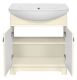 Напольная тумба под раковину Misty Лувр 65см слоновая кость