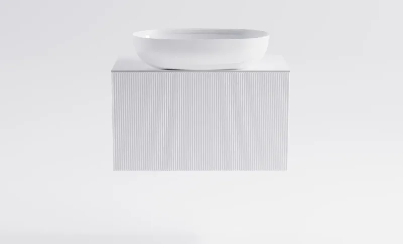 Тумба с раковиной Astra-Form М-40 4631177713590 80 см белый матовый