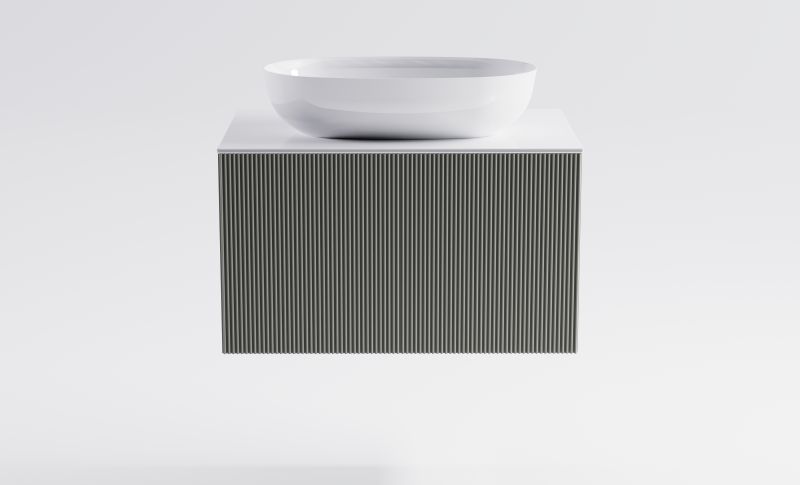 Тумба с раковиной Astra-Form М-40 4631177713484 70 см серый матовый