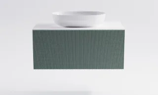 Тумба с раковиной Astra-Form М-40 4631177713613 90 см зелёный матовый