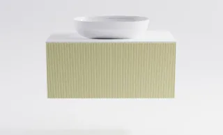 Тумба с раковиной Astra-Form М-40 4631177713637 90 см бежевый матовый