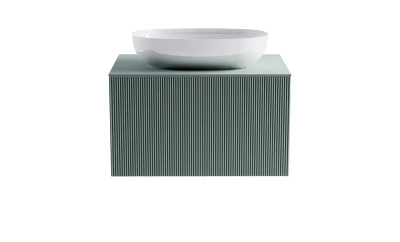 Тумба с раковиной Astra-Form М-40 4631177714771 80 см зелёный матовый