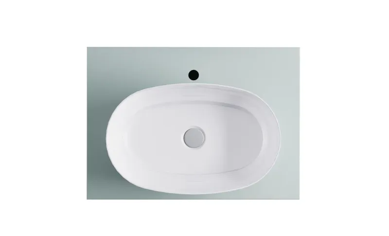 Тумба с раковиной Astra-Form М-40 4631177714771 80 см зелёный матовый