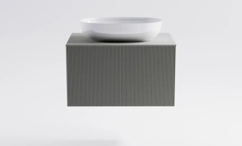 Тумба с раковиной Astra-Form М-40 4631177714702 70 см серый матовый