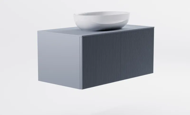 Тумба с раковиной Astra-Form М-40 4631177714849 90 см голубой матовый