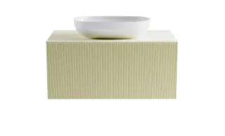 Тумба с раковиной Astra-Form М-40 4631177714856 90 см бежевый матовый