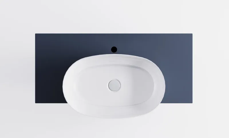 Тумба с раковиной Astra-Form М-40 Slim 4631177716126 100 см серый матовый