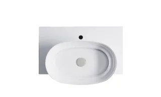 Тумба с раковиной Astra-Form М-40 Slim 4631177714566 80 см серый матовый