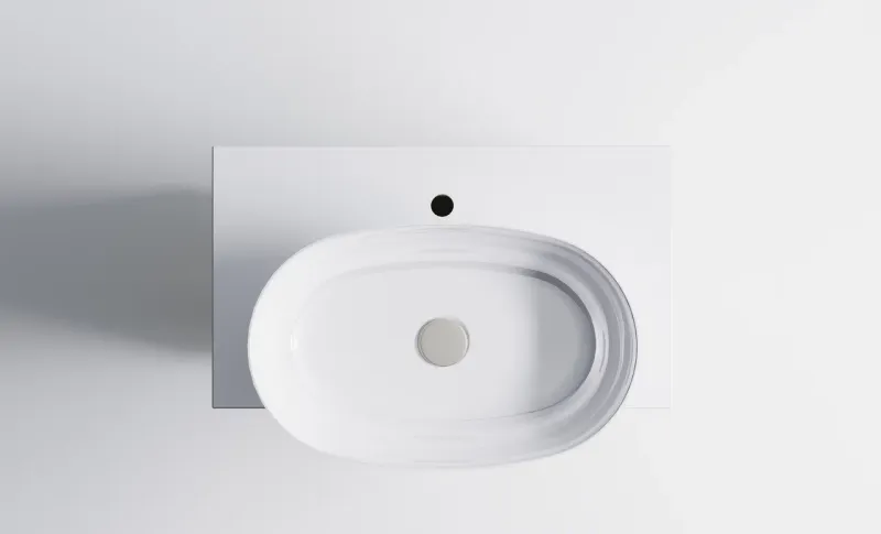 Тумба с раковиной Astra-Form М-40 Slim 4631177714511 70 см белый матовый