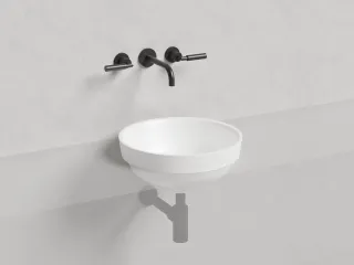 Полувстраиваемая раковина Salini Marea 03 S-Stone 1802203M 42см белый матовый