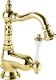 Смеситель для биде однорычажный, золото Cezares MARGOT-BSM2-03/24-Bi