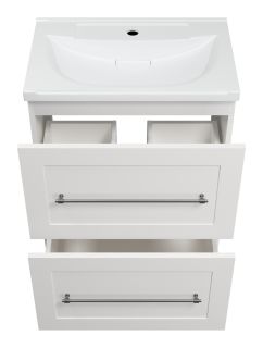Напольная тумба под раковину Misty Марта 60см белый