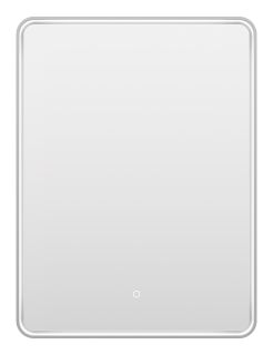 Зеркало с подсветкой Brevita Mercury MER-Rett6-060/80-platinum 60см платина