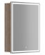 Зеркальный шкаф с LED подсветкой Sancos Mirror MI60EG 59см дуб галифакс натуральный