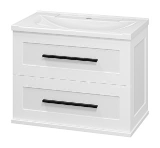 Подвесная тумба под раковину Misty Модерн 70см белый