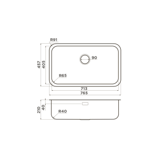 Мойка кухонная Omoikiri Omi 76-U/I IN сталь
