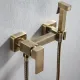 Гигиенический душ со смесителем Shevanik S137Q бронза