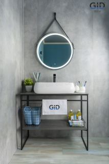 Раковина Gid N9239 51134 накладная белая 60x40x15