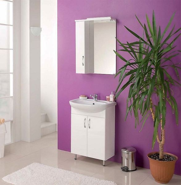 Зеркальный шкаф Акватон Онда левосторонний 60см белый 1A009802ON01L