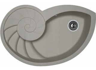 Кухонная мойка Florentina Наутилус серый шёлк