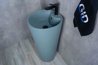 Раковина Gid Nb131gm (зеленая хаки) 81116 накладная зеленая хаки 40x40x84