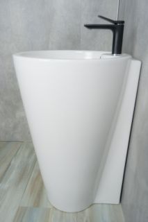 Раковина Gid Nb136 81105 накладная белая 50x53x80