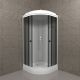 Душевая кабина Triton Грэй Щ0000066462 90x90 см профиль чёрный стекло тонированное
