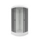 Душевая кабина Triton Грэй Щ0000066462 90x90 см профиль чёрный стекло тонированное