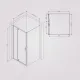 Душевой уголок AM.PM Gem W90G-404-090MT профиль серебристый 90х90 см