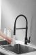 Смеситель для кухни Rose R133H чёрный матовый