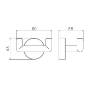 Крючок Raglo R320.052 хром
