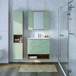 Ниша для тумбы Бриклаер Кристалл 4627125417092 80 см дуб гранж песочный