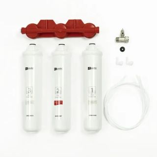 Смеситель для кухни Lemark LM3075C085 с фильтром Basic для очистки воды от хлора и вредных примесей хром