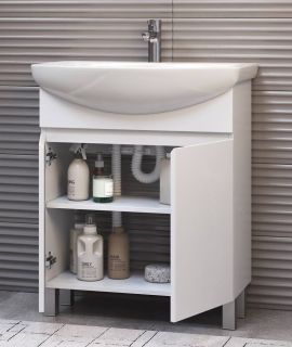 Тумба под раковину напольная Vigo Wing tn.WIN.BAL.60.2D 60 см белый