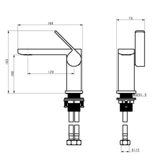 Смеситель Orans  для раковины 1093K00