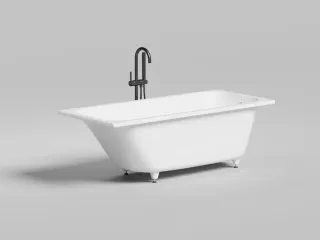 Ванна из искусственного камня Salini Orlanda S-Stone 102025MRH 160x70см RAL снаружи