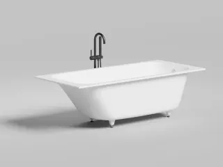 Ванна из искусственного камня Salini Orlanda S-Sense 102012GRF 180x80см RAL полностью