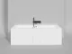 Ванна из искусственного камня Salini Orlanda Axis S-Stone 103222M 180x80см белый матовый