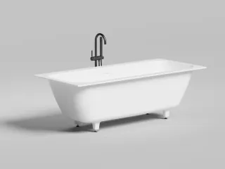 Ванна из искусственного камня Salini Orlanda Axis Kit S-Sense 103312GRF 180x80см RAL полностью