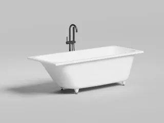 Ванна из искусственного камня Salini Orlanda Kit S-Sense 102111GRF 170x70см RAL полностью