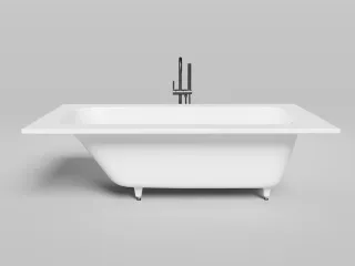 Ванна из искусственного камня Salini Orlanda Plus S-Stone 102024MRH 190x100см RAL снаружи