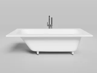 Ванна из искусственного камня Salini Orlanda Plus S-Stone 102024M 190x100см белый матовый