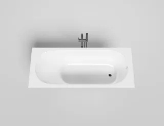 Ванна из искусственного камня Salini Ornella S-Sense 102313M 170x70см белый матовый
